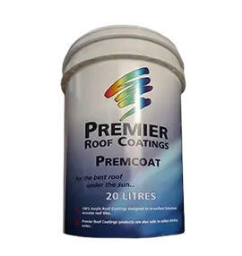 PRC Premcoat Metal Primer used as an anti-corrosion sealer for metal roofs.