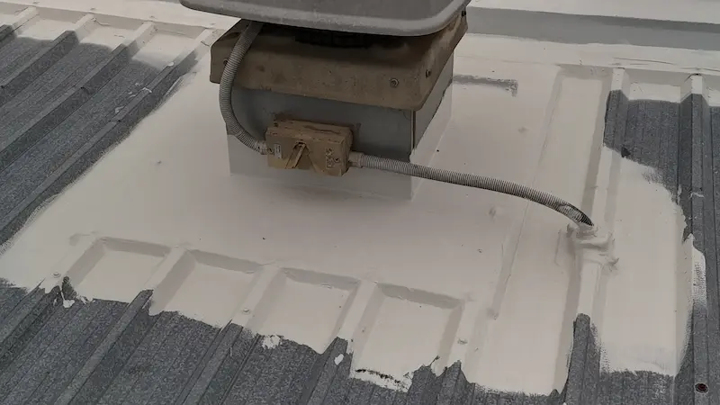 Roof restoration using Noxyde waterproofing for long-term commercial roof protection
