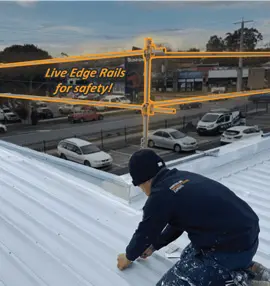 Safety rails installed for safety